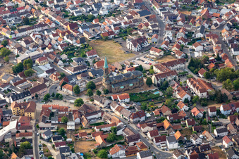 Catholic Parish Church of St. Barbara in Forst in the state Baden-Wuerttemberg, Germany