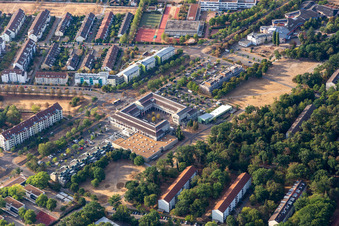 EDEKA in the Waldstadt Center Waldstadt in the district Waldstadt in Karlsruhe in the state Baden-Wuerttemberg, Germany