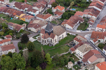 Church in Poissons in the state Haute Marne, France