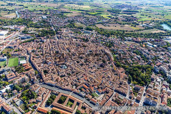 Crema in the state Cremona, Italy out of the air