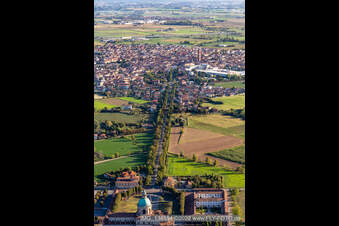 Santa Maria del Fonte Sanctuary viewn from the air