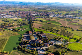 Drone image of Santa Maria del Fonte Sanctuary