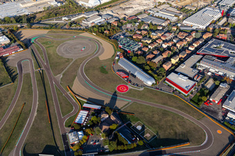 Ferrari's Formula 1 race track, Pista di Fiorano near Maranello/Emilia-Romagna in Fiorano Modenese in the state Modena, Italy