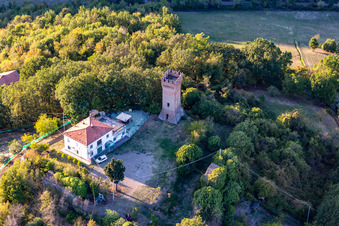 Castle of Dinazzano in the district Veggia-Villalunga in Casalgrande in the state Reggio Emilia, Italy