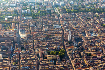 Piazza Roma, Duomo, Piazza Grande in Modena in the state Modena, Italy