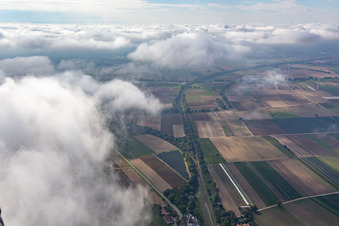 Open-space photovoltaic solar power system of the ANUMAR Solarpark Winden on a field in Winden in the state Rhineland-Palatinate, Germany