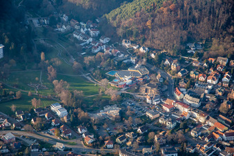 Kurpark, Südpfalz Therme in Bad Bergzabern in the state Rhineland-Palatinate, Germany