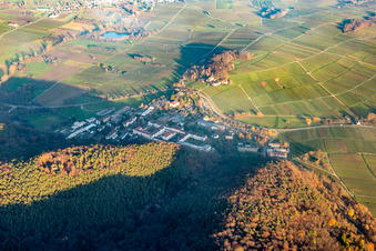 Pfalzklinik Landeck from the west in Klingenmünster in the state Rhineland-Palatinate, Germany