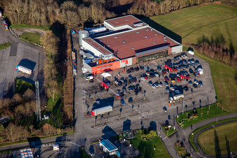 Carrefour Supermarket in Scheibenhard in the state Bas-Rhin, France