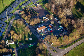 Waste disposal landfill Berg in Berg in the state Rhineland-Palatinate, Germany
