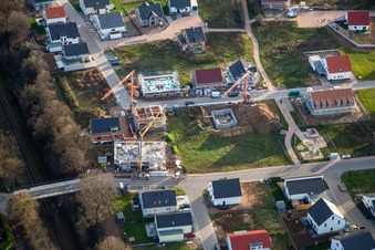 New development area K2 Veilchenweg in Kandel in the state Rhineland-Palatinate, Germany