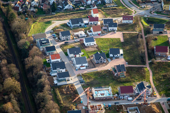 New development area K2 Rosenweg in Kandel in the state Rhineland-Palatinate, Germany