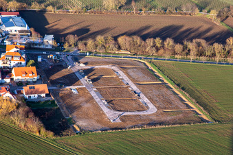 Development of the new development area Impflinger Straße in the district Mörzheim in Landau in der Pfalz in the state Rhineland-Palatinate, Germany