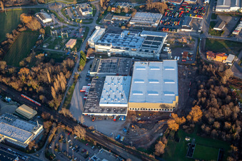 Oblique view of Biffar GmbH & Co. KG in Edenkoben in the state Rhineland-Palatinate, Germany