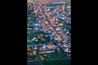Main Street in Gommersheim in the state Rhineland-Palatinate, Germany