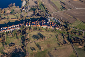 St. Dionysius in Hinterstädel in Jockgrim in the state Rhineland-Palatinate, Germany