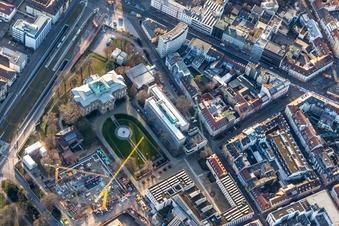 Federal Court of Justice in the Hereditary Grand Ducal Palace in the district Innenstadt-West in Karlsruhe in the state Baden-Wuerttemberg, Germany