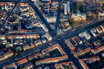 Kriegsstraße x Karlstr in the district Innenstadt-West in Karlsruhe in the state Baden-Wuerttemberg, Germany
