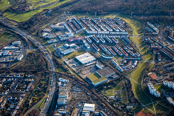 Badeniaplatz, Otto Office Versand in the district Oberreut in Karlsruhe in the state Baden-Wuerttemberg, Germany
