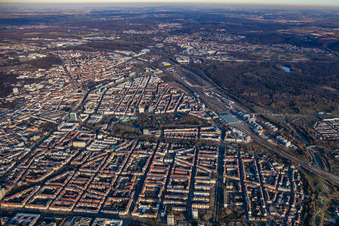 Gebhardstraße x Ebertstraße in the district Südweststadt in Karlsruhe in the state Baden-Wuerttemberg, Germany