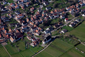 Parish vineyard and Protestant Church Rechtenbach - Protestant parish Schweigen-Rechtenbach in the district Rechtenbach in Schweigen-Rechtenbach in the state Rhineland-Palatinate, Germany
