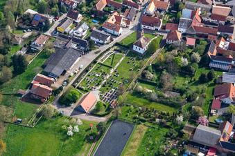 Cemetery in Winden in the state Rhineland-Palatinate, Germany