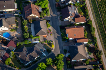 South Ring from the west in Kuhardt in the state Rhineland-Palatinate, Germany out of the air