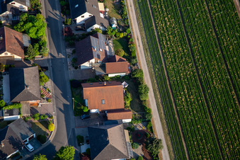 South Ring from the west in Kuhardt in the state Rhineland-Palatinate, Germany seen from above