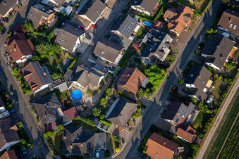 Drone recording of South Ring from the west in Kuhardt in the state Rhineland-Palatinate, Germany