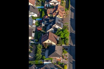 South Ring from the west in Kuhardt in the state Rhineland-Palatinate, Germany seen from a drone