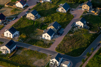 Holunderweg new development area in Kandel in the state Rhineland-Palatinate, Germany