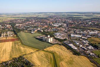 Quedlinburger Landstr in Halberstadt in the state Saxony-Anhalt, Germany