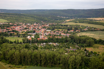 Alte Bahnhofsstr in the district Neinstedt in Thale in the state Saxony-Anhalt, Germany