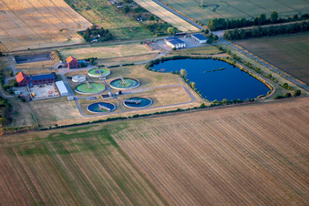 Sewage treatment plant Blankenburg in Blankenburg in the state Saxony-Anhalt, Germany