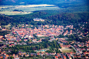 Old town around the castle hotel Blankenburg in Blankenburg in the state Saxony-Anhalt, Germany