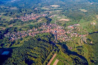 From the west in the district Gossersweiler in Gossersweiler-Stein in the state Rhineland-Palatinate, Germany
