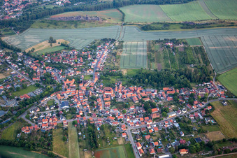 From the north in the district Weddersleben in Thale in the state Saxony-Anhalt, Germany