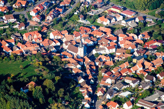 Village view in the district Gossersweiler in Gossersweiler-Stein in the state Rhineland-Palatinate