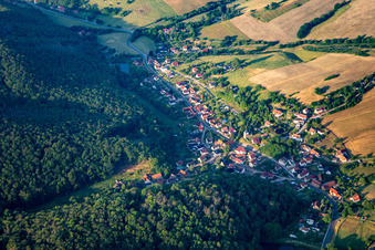 Aerial view of District Grillenberg in Sangerhausen in the state Saxony-Anhalt, Germany