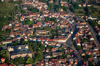 Castle Lane in Wallhausen in the state Saxony-Anhalt, Germany