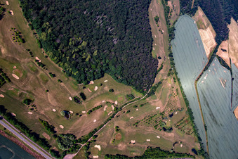 Golf Club Schloss Meisdorf eV in the district Meisdorf in Falkenstein in the state Saxony-Anhalt, Germany out of the air
