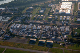 TanQuid tank farm in Speyer in the state Rhineland-Palatinate, Germany