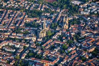 Oblique view of Memorial Church of the Protestation and St. Joseph in Speyer in the state Rhineland-Palatinate, Germany