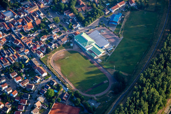 Stadium in Altrip in the state Rhineland-Palatinate, Germany