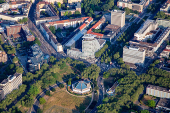 Planetarium on the rabbit meadow in the district Schwetzingerstadt in Mannheim in the state Baden-Wuerttemberg, Germany