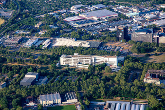 TECHNOSEUM from the north in the district Oststadt in Mannheim in the state Baden-Wuerttemberg, Germany