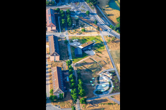 Strong for the future - Universities at Spinelli Park of the Federal Garden Show Mannheim BUGA 2023 in the district Feudenheim in Mannheim in the state Baden-Wuerttemberg, Germany