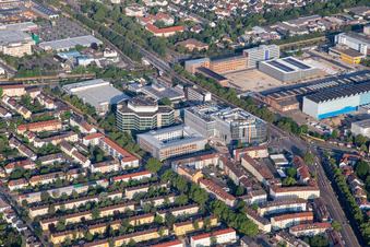 ABB AG in the district Käfertal in Mannheim in the state Baden-Wuerttemberg, Germany