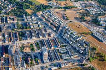 Abraham Lincoln Avenue in the district Käfertal in Mannheim in the state Baden-Wuerttemberg, Germany