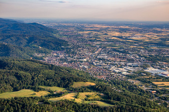 From the northeast in Weinheim in the state Baden-Wuerttemberg, Germany